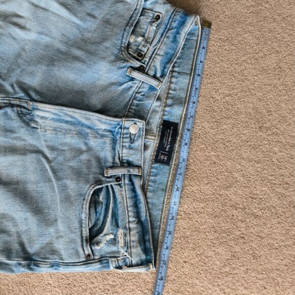Abercrombie & Fitch Mens Vintage Stretch Retro 90s Straight Jean's 34x30 - Picture 5 of 6